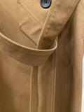 Pre Loved Isabel Marant Bronze Trench Coat Jepson Virgin Wool Size 34 (Oversized)