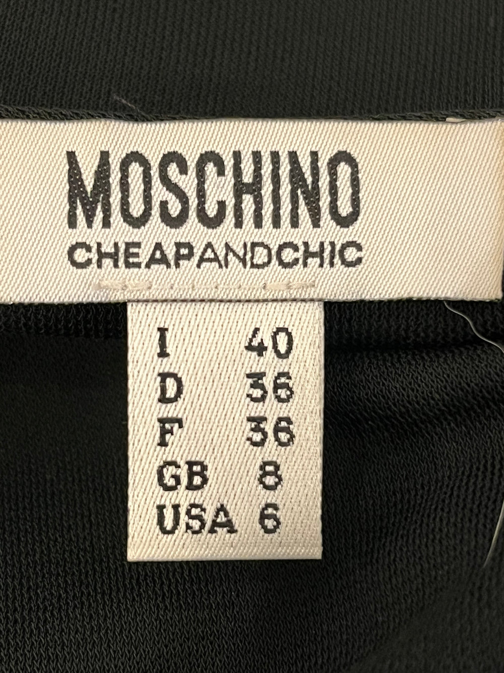 Pre Loved Moschino Fringed Dress size UK 8 (Excellent)