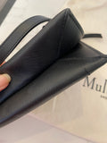 Pre Loved Mulberry Black M Zipped Black Leather Pouch/ Shoulder Bag
