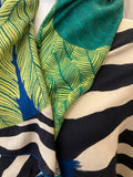 Hermes Zebra Pegasus Cashmere & Silk Shawl 140cm