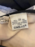 Pre Loved Hermes Black, Cream & Grey Buckle Swimsuit UK 10 (excellent)