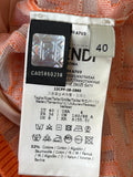 Pre Loved Fendi Zucca Orange Dress It40 Uk8