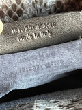 Pre Loved Yves Saint Laurent Exotic Leather Bag in Greys & Blues