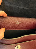 Pre Loved Mulberry Small Antony in Black Cherry (New)