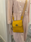 Pre Loved Mulberry Small Antony in Ochre Yellow Grained Leather - Excellent
