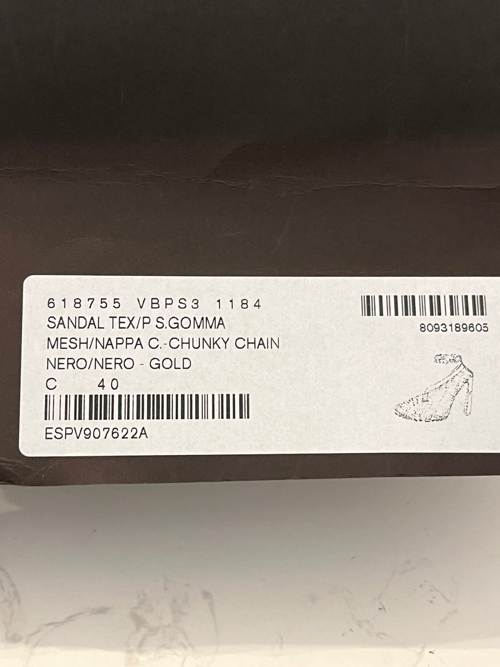 Pre Loved Bottega Veneta Black Mesh Heels size UK 7 New