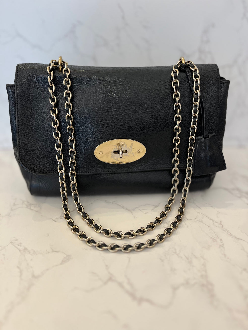 Pre Loved Mulberry Medium Lily in Black