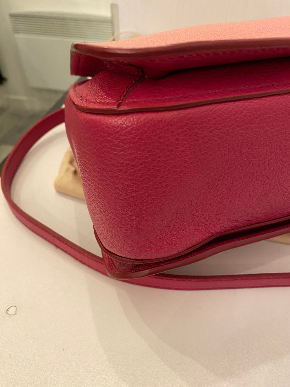 Pre Loved Miu Miu Pink Madras Two Way Bag