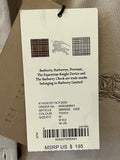 Burberry Beige & Nova Check Polo Shirt S-M