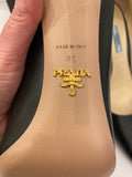 Prada Black Calf Leather heels uk8 (new)