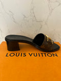 Pre Loved Louis Vuitton Monogram Lock It Mules UK 4