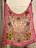 Pre Loved Gucci Flora Pansy Silk Scarf - Excellent - Reserved D