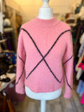 Pre-Loved Sandro Mohair Blend Knit Sweater Small