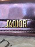 Dior J’Adior Wallet on Chain in Metallic Pink