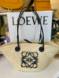 Pre Loved Loewe Small Anagram Basket Tote Bag (as new)