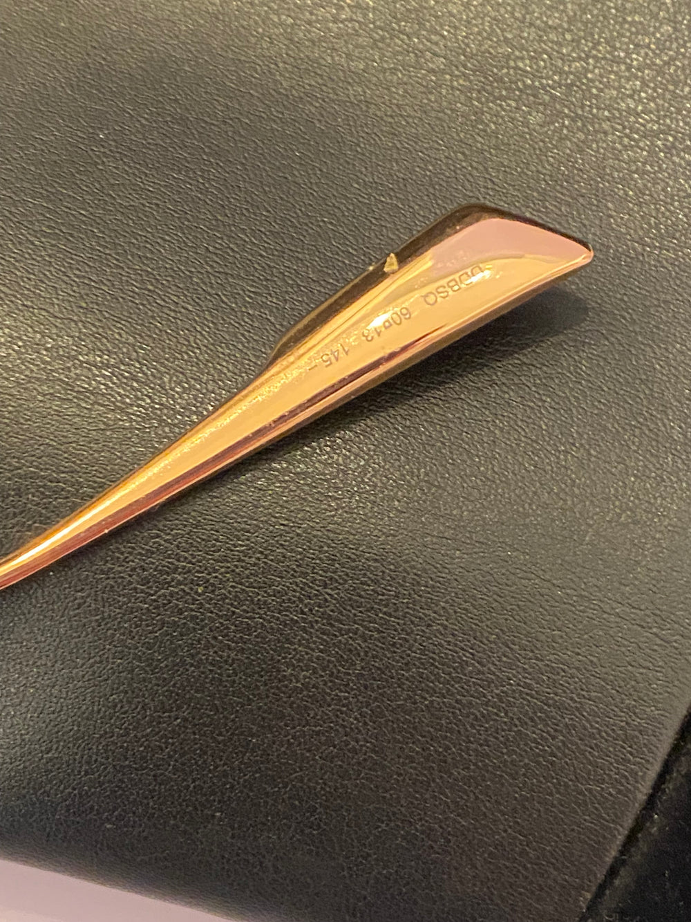 Pre Loved Christian Dior Gold Aviator Sunglasses