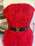 Pre Loved Louis Vuitton New Wave Belt - 90cm UK 12 As New