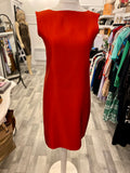 Pre Loved Lanvin Red Low Back Dress uk12