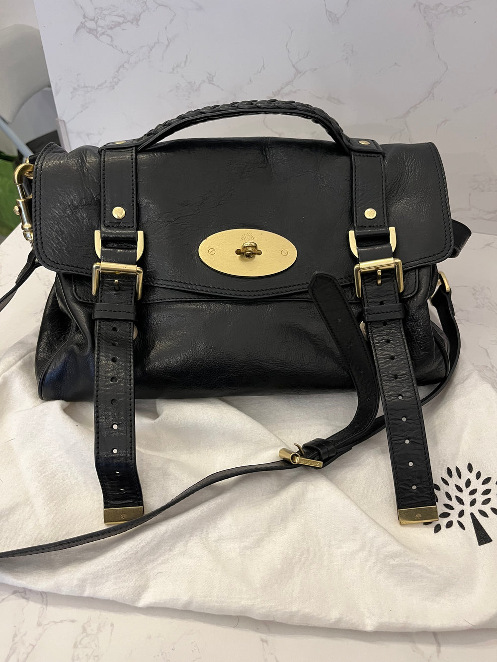 Pre Loved Mulberry Alexa in Black