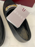 Pre Loved Gucci Brixton Black Leather Moccasins UK 6 - NEW
