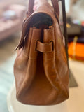 Pre Loved Mulberry Bayswater in Tan Grained Leather