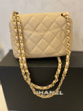 Pre Loved Chanel Classic Mini Quilted Flap Handbag (excellent)