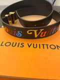 Pre Loved Louis Vuitton New Wave Belt - 90cm UK 12 As New