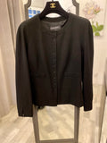 Pre Loved Chanel Wool Crepe Jacket size 42 uk14