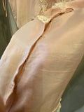 Pre Loved Prada Pink Silk Sheer Top Size 42 uk8-10