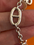 Hermes Silver Farandole Long Necklace 80