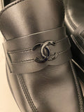 Pre Loved Chanel Black Platform Loafers UK 6.5 (new)