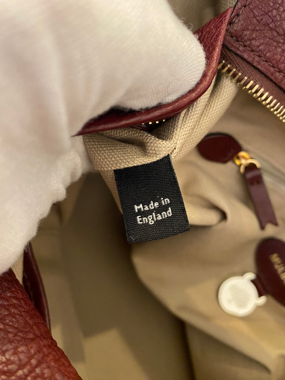 Pre Loved Mulberry Jamie in Oxblood Leather (excellent)