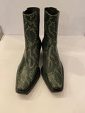 Pre Loved Russell & Bromley Green Nashville Boots UK 3 (new)