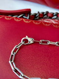 Pre Loved Cartier Santos de Cartier chain bracelet in 18ct white gold