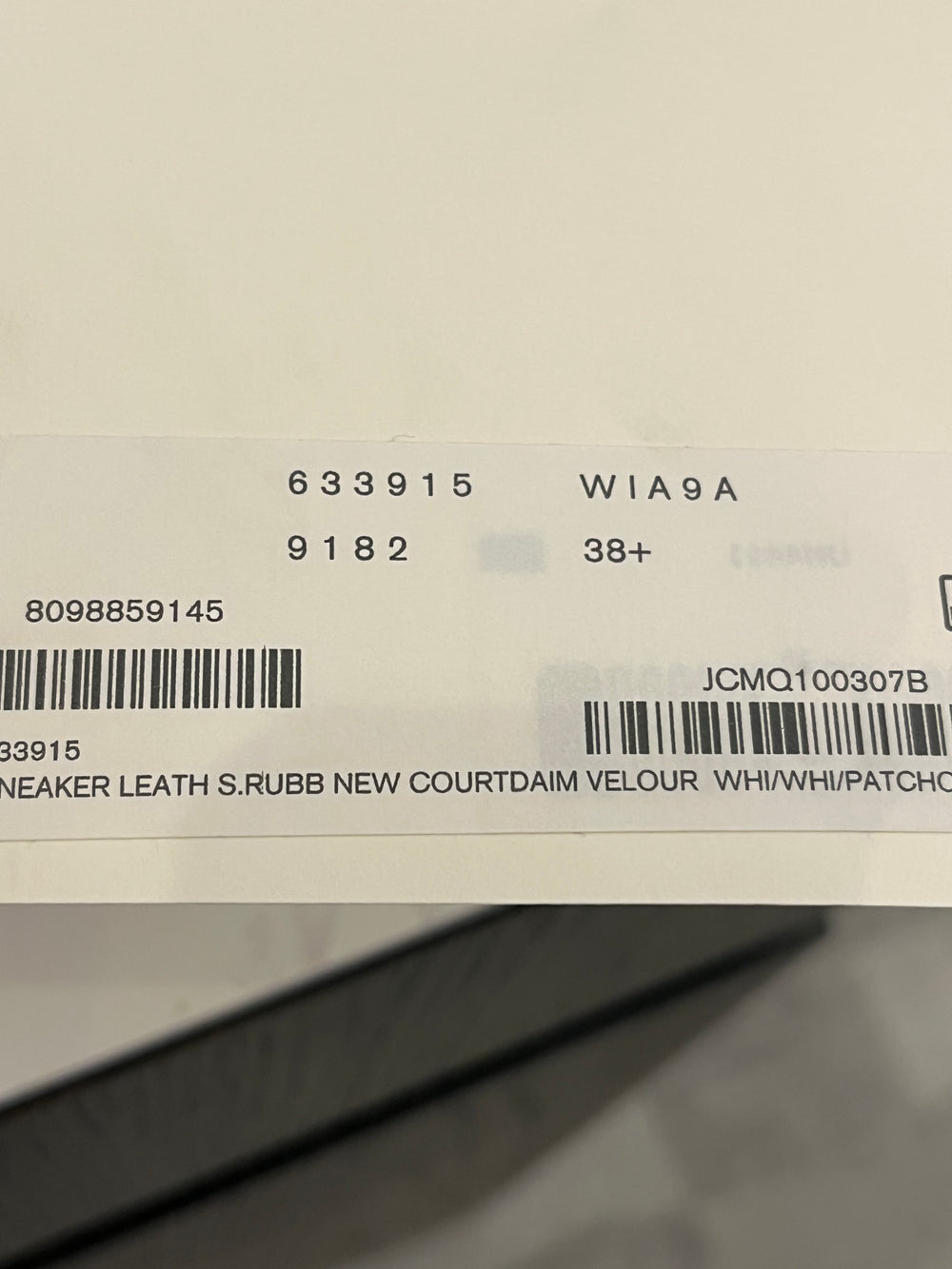 Pre Loved Alexander McQueen Oversized White Trainers with Pink Accents UK 5.5 (new)