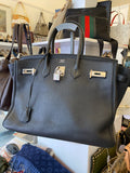 Pre Loved Hermes Birkin 35 in Black Togo Leather (sale) mark removed !