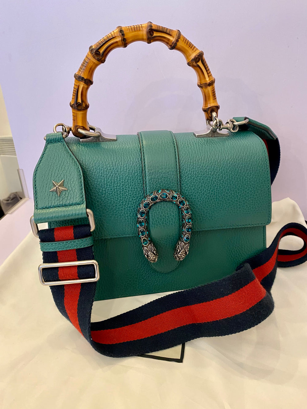 Preloved Gucci green Dionysus medium 
