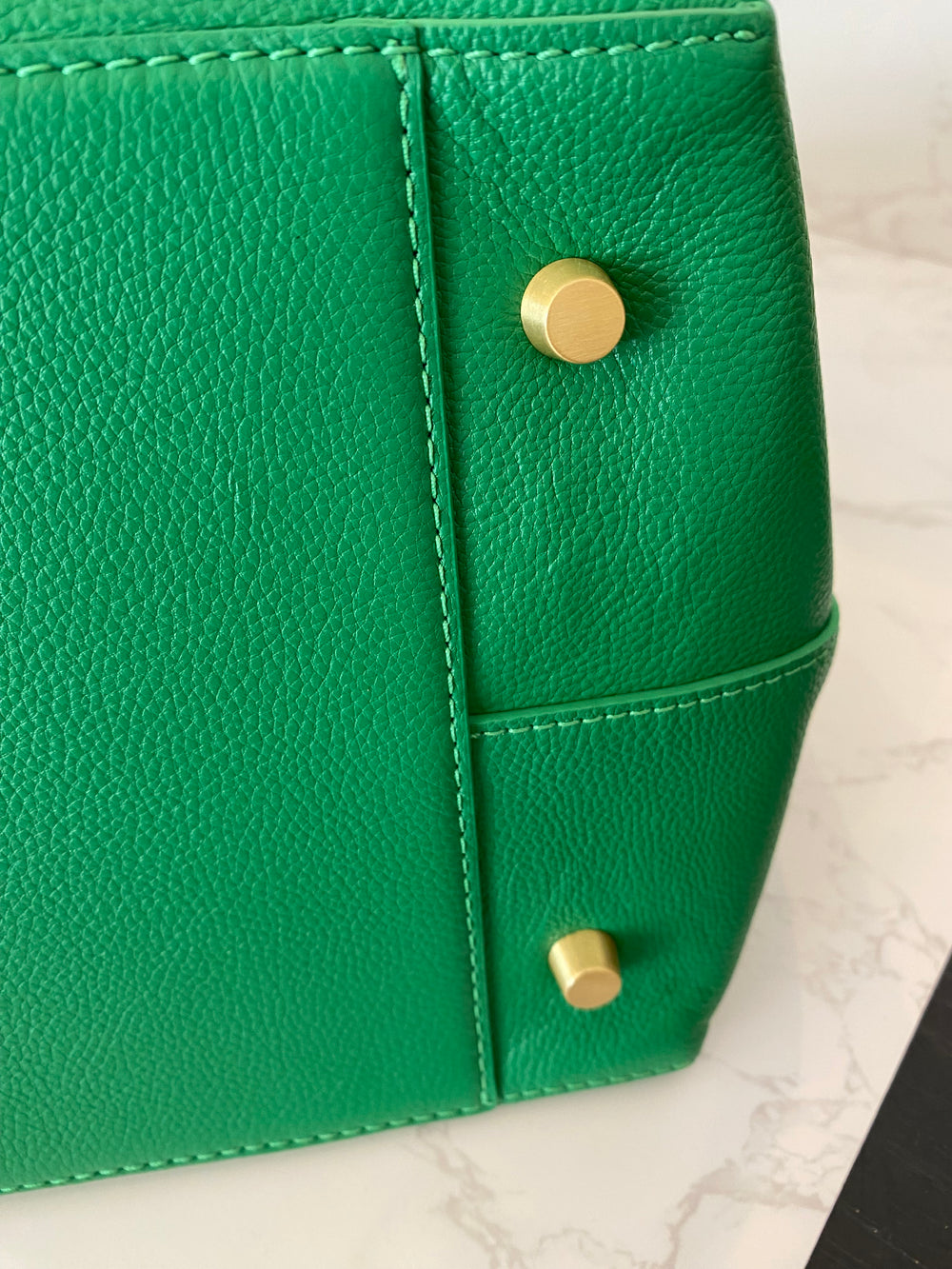 Preloved Moncrief Emerald Green London Chrissy Oversized Tote - NEW