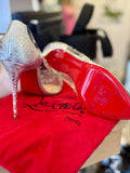 Pre Loved Christian Louboutin Degrastrass PVC 100 Specchio Heels - UK 5.5