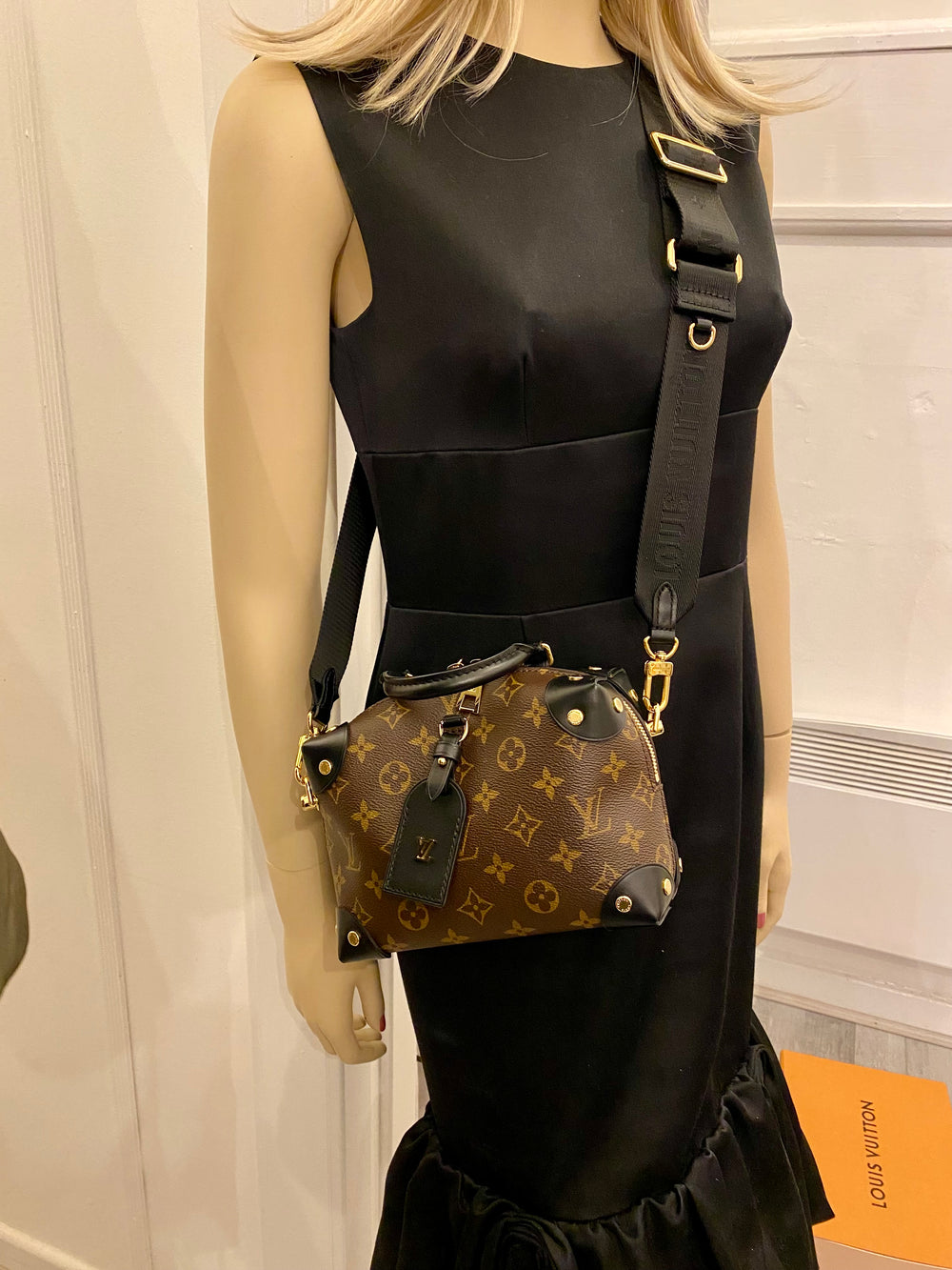 Pre Loved Louis Vuitton Petite Malle Souple Handbag in Monogram (Excellent)