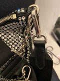 Pre Loved Prada Crystal Embellished Re-Edition 2005 Crossbody Bag (as new)