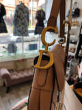 Christian Dior Saddle Bag in Nude Blush