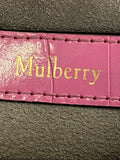 Pre Loved Mulberry Amberley in Pink Embossed Leather & Floral Twilly