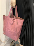 Pre Loved Mulberry Maisie North South Tote in Chalk Pink Leather (excellent)