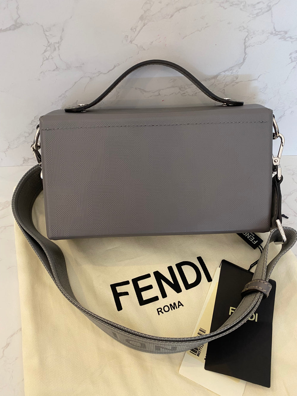 Pre Loved Fendi Baguette Soft Trunk Bag Unisex (as new)