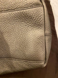 Pre Loved Gucci Soho Chain Shoulder Bag in Metallic Pewter Leather (excellent)