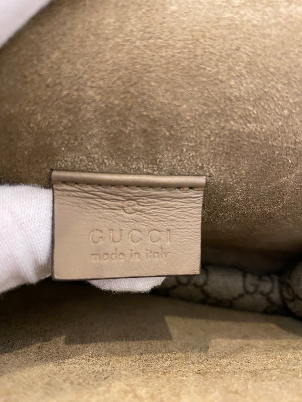 Pre Loved Gucci Dionysus GG Supreme Canvas Shoulder/Crossbody Small Bag