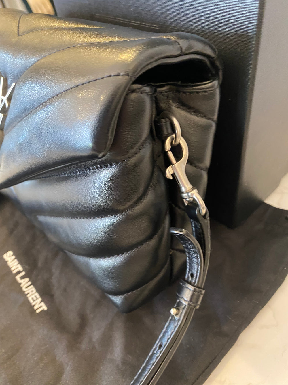 Pre Loved Saint Laurent Loulou Toy Bag in Black (excellent)