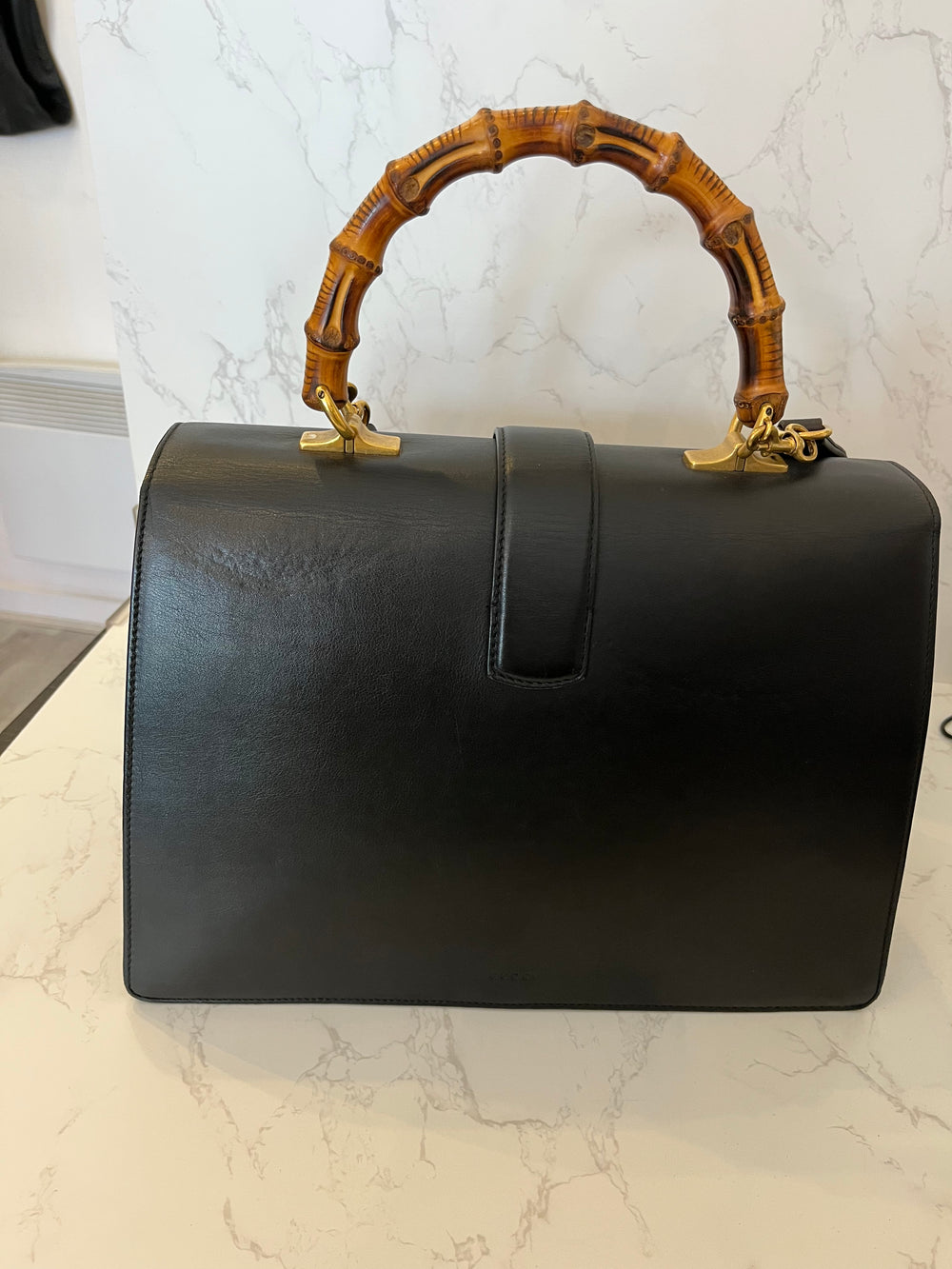 Pre Loved Gucci Tricolour Large Dionysus Bamboo Top Handle