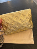 Louis Vuitton Coussin Pochette Crossbody in Gold Mettalic